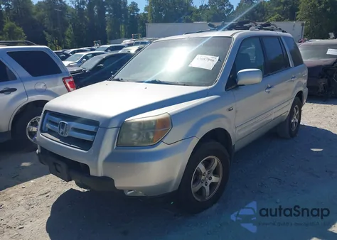 2006 Honda Pilot Ex-L из США, поврежденный, VIN 5FNYF28516B019129